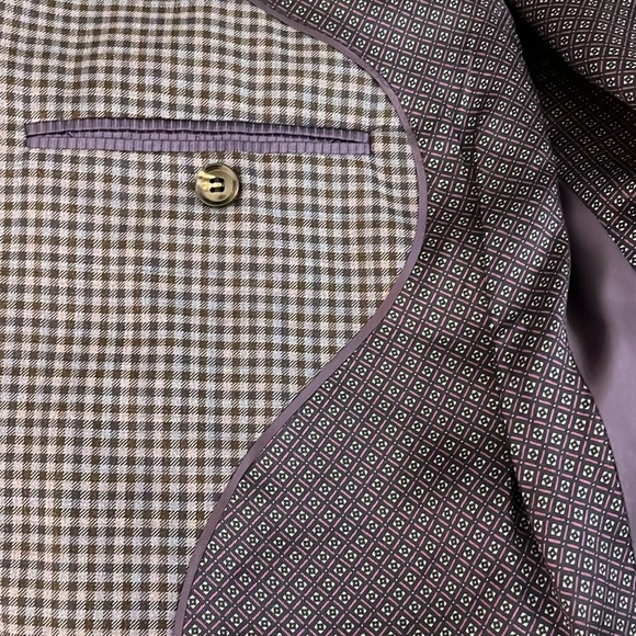 Ted Baker Endurance | Jay wool sport coat/suit jacket Plaid Men’s size 40R - Picture 11 of 13